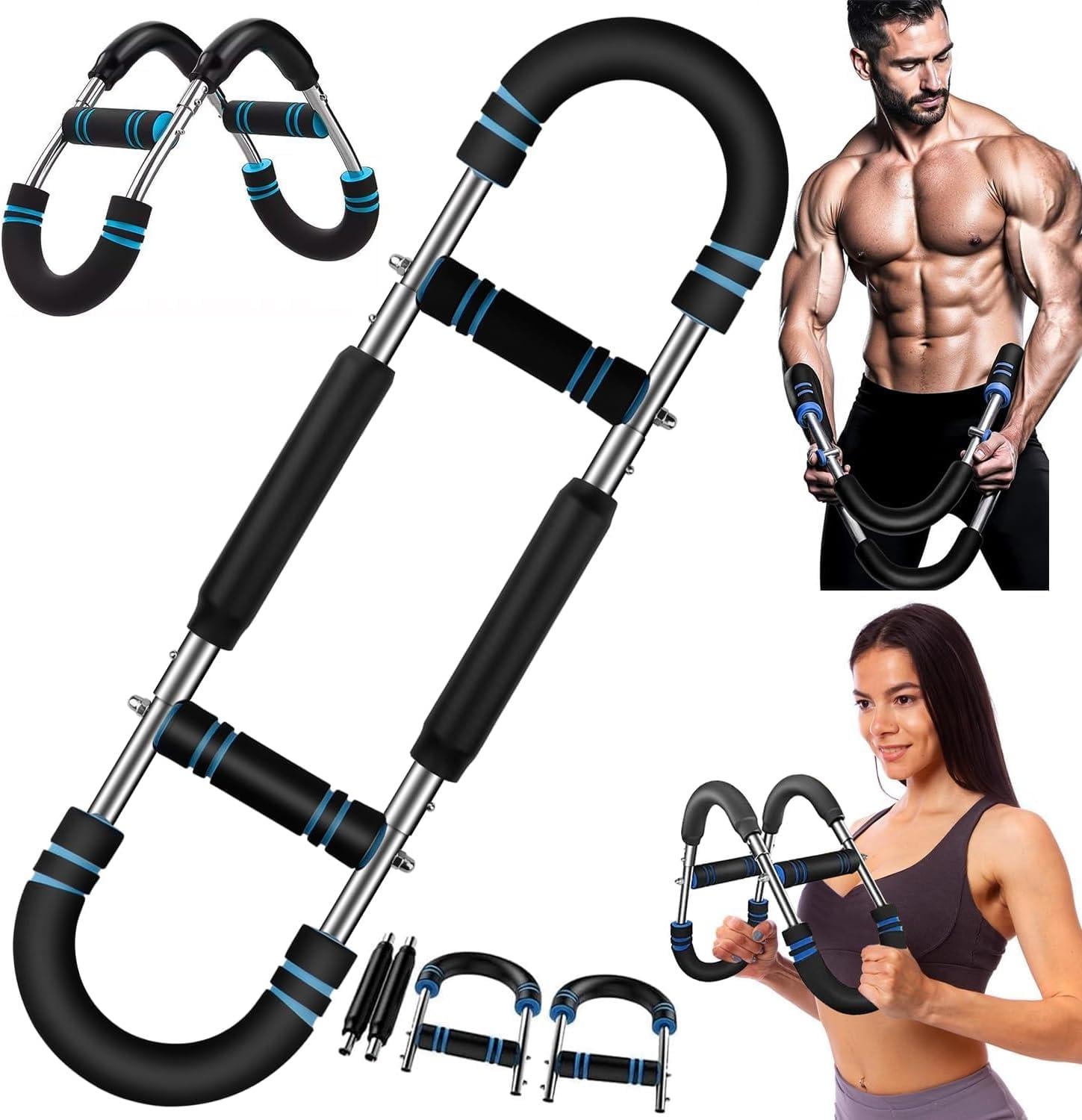 Twister Arm Trainer, 30-120lb Adjustable Arm Trainer & Chest Exerciser ...