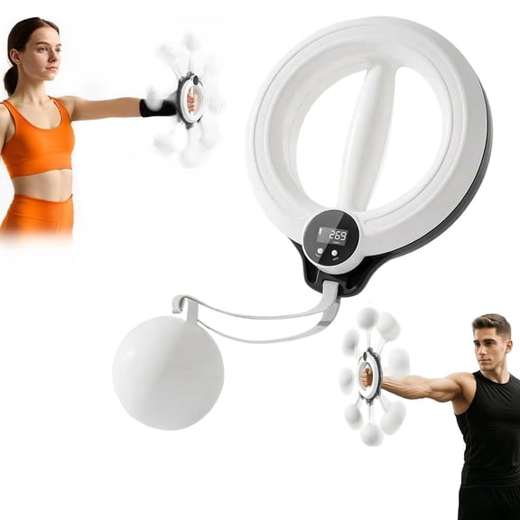 Twister Arm Trainer 360° Hand, 2026 New Smart Flabby Arm Exerciser with Digital Tracker, 1.21lbs PC Hand-Crank Forearm Workout for Upper Body Toning