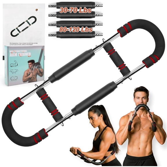 Twister Arm Trainer 4 Adjustable Springs (30-110lbs), Strength  Equipment, Chest and Arm Trainer for Men & Women, Chest Expander, Portable Gym Equipment & Carry Bag, at  Workout Exercise