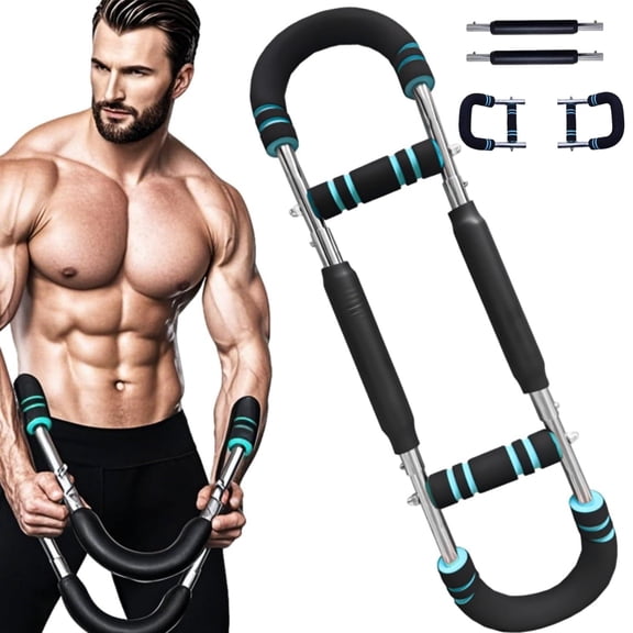 Twister Arm Trainer,60-100lb Adjustable Chest & Arm Workout Tool,Adjustable Resistance Arm Exerciser,Portable Home Gym Fitness Equipment