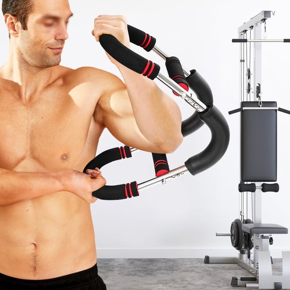 Upper Body Strength Builder Trainer, Arm Exercise Equipment, U-Shaped Adjustable Arm Trainer