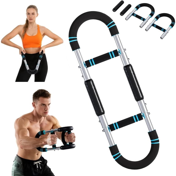 Twister Arm Trainer, Adjustable Chest Workout Equipment, Muscle Builder & Strength Training for Arms, Portable Spring Resistance Home Fitness Equipment