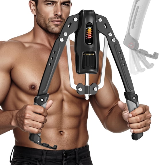 Twister Arm Trainer Adjustable Hydraulic Exerciser With Protection Cover Resistance 22-440 Lbs Chest & Shoulder Workout Equipment For Men Upper Body Home Gym