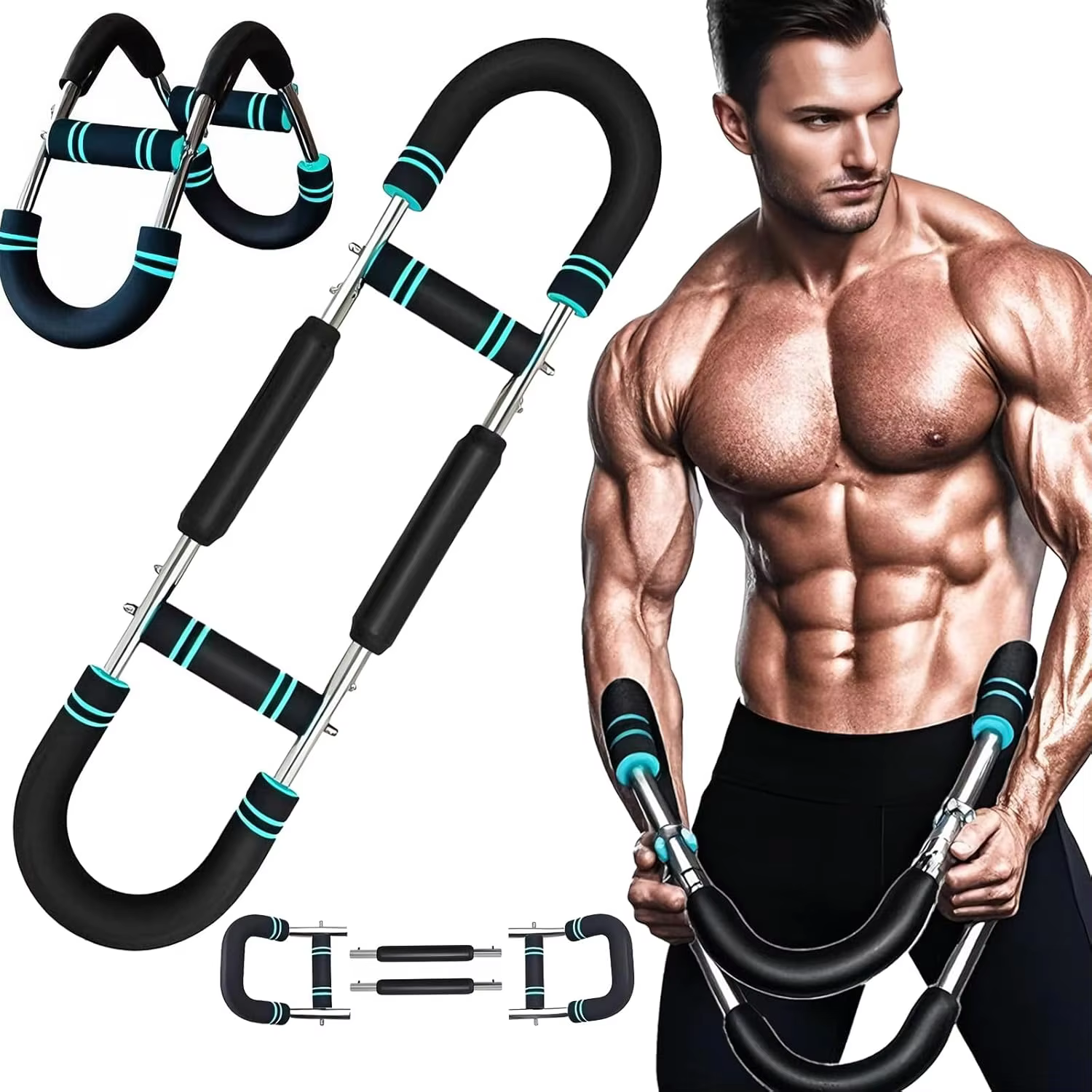 Twister Arm Trainer Adjustable Resistance 30120 lbs, Portable Chest and Arm Strength Training Equipment for Home Gym, Forearm and Upper Body Workout for Men and Women