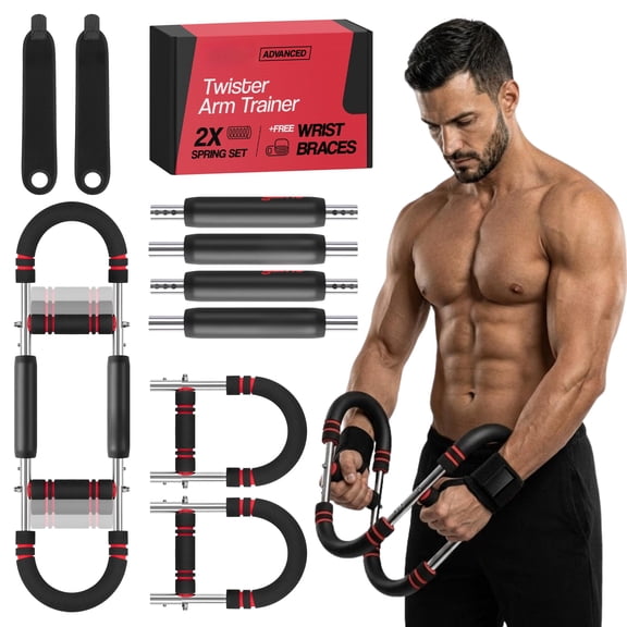 Twister Arm Trainer - Chest Workout Equipment For Full-body With Adjustable Resistance Levels  Professional Machine Wrist Braces Exerciser Men And Women