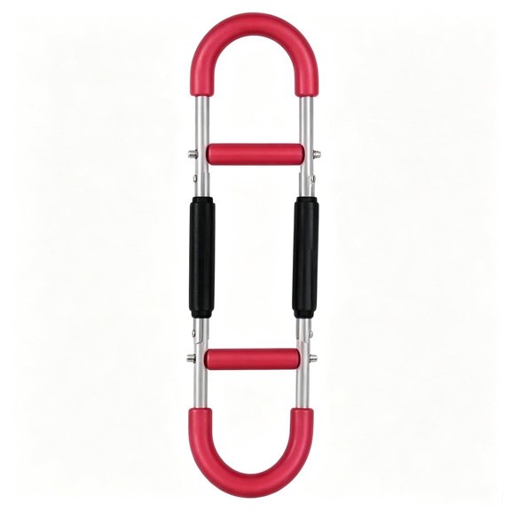 Twister Arm Trainer, Portable Arm Trainer Chest Workout, Multi-Functional Adjustable U-Shaped Exerciser, Red