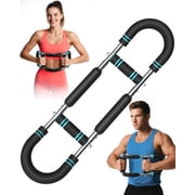 Twister Arm Trainer, PowerTwist Arm Trainer, Adjustable Forearm Strengthener, Arm Exercise Equipment, Chest Workout Equipment, Portable Spring Resistance for Home Workout Equipment, 40-90LB