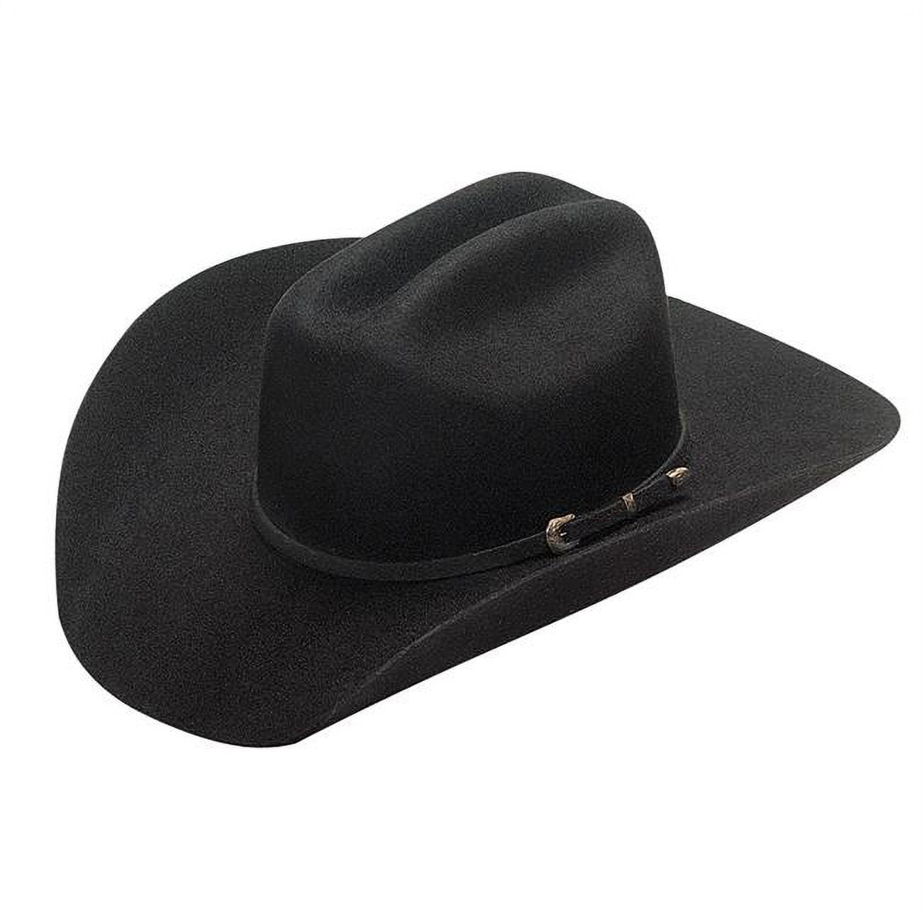 Twister Dallas Black Wool Felt Western Hat T7101001