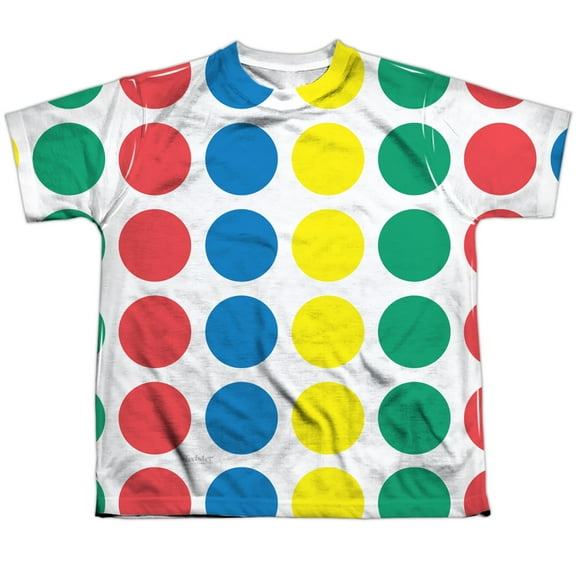 Twister - Game Mat - Youth Short Sleeve Shirt - X-Large