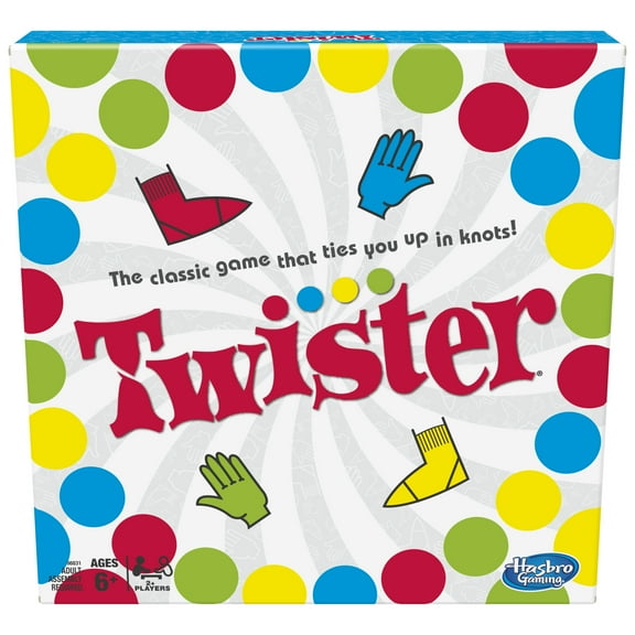 Twister Party Game, Includes Spinner's Choice and Air Moves, Indoor Active Games for 2+ Players