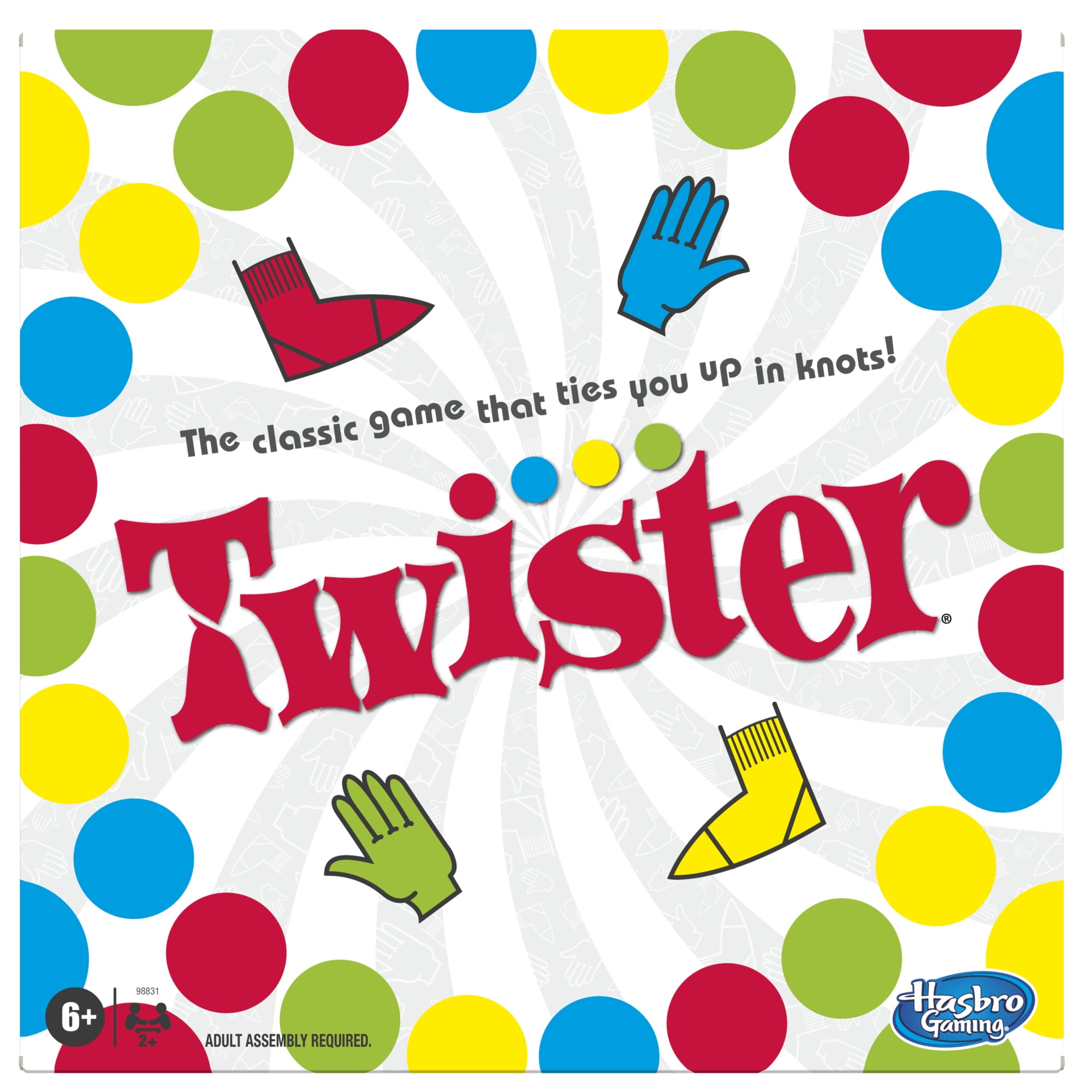 Twister Game with Spinners Choice & Air Moves, 2+ Players, NonCandy Easter Basket Stuffers Gifts  (图1) Twister Game with Spinners Choice & Air Moves, 2+ Players, NonCandy Easter Basket Stuffers Gifts  (图1)