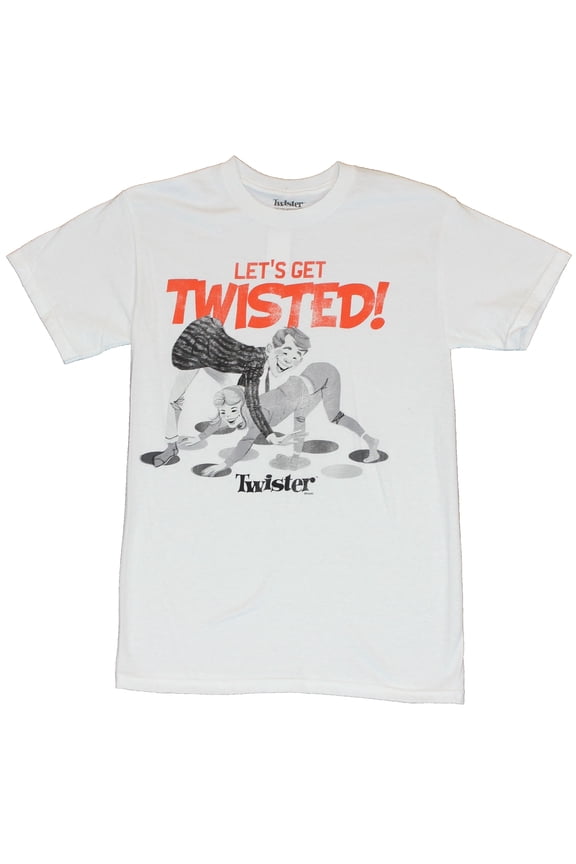 Mens  T-Shirt - "Let's Get Twisted" 50's Box art Image (Medium)