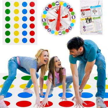 Twister Party Game, Includes Bigger Mat More Colored Family Kids Party Games Age 6+