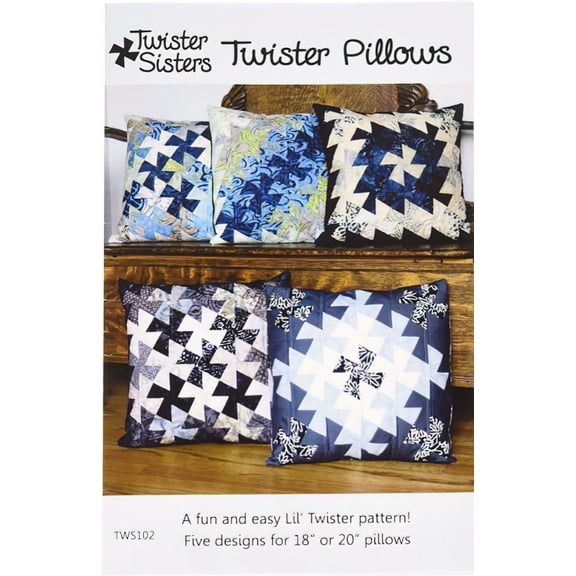 Twister Pillows Pattern by Twister Sisters