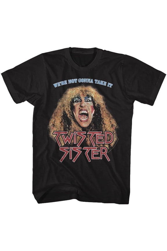 Twister Sister Band Dee Snyder 80s Classic Rock Tee Not Gonna Take It SM - 5XL