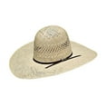 thumbnail image 1 of Twister T71619-7.375 5 in. Open & Flat 2 Cord Chocolate Hat Band - Size 7.375, 1 of 1
