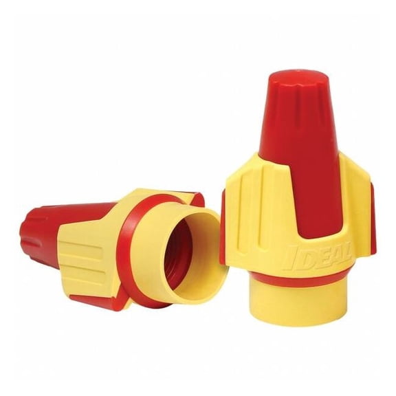 Twister Twist-On Wire Connector, 8 AWG Max, Red, Yellow, 1,000 V, 50 PK 30-1047