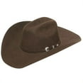 thumbnail image 1 of Twister Unisex Laredo Felt Cowboy Hat Chocolate 7 1/4, 1 of 1