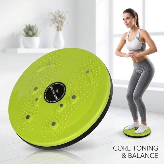 Twisting Waist Disc, Waist Sculptor Board Core Board Body Shaping Aerobic Exercise Fitness Machine Rotating Female Trainer Twist With Pull Rope For Home Office Slimming Foot Massage