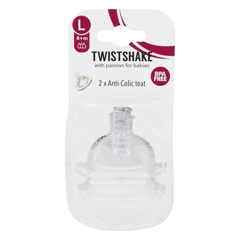 Tetina Twistshake Large 4+ Meses 2 Pack