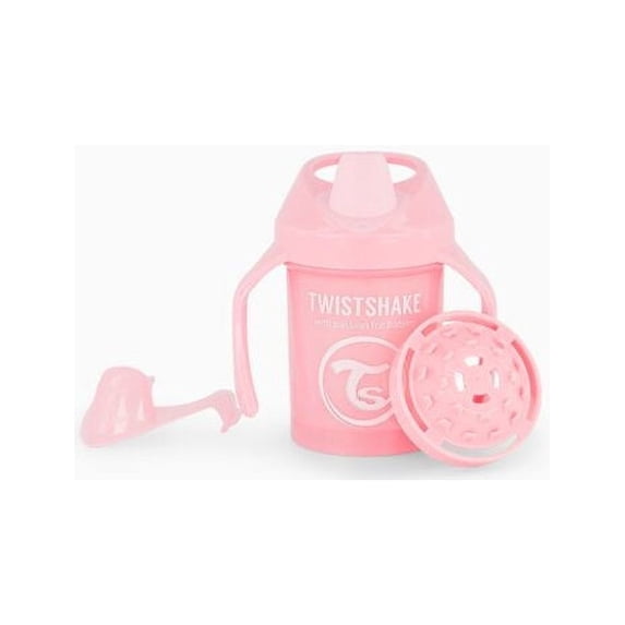 Twistshake - Mini Cup 230ml/8oz 4+m, Pastel Pink