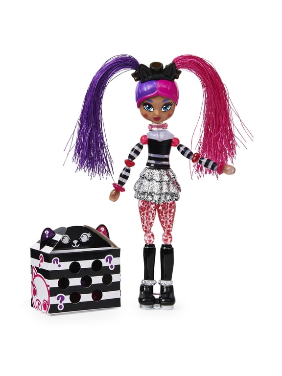 Twisty Girlz, Kitty Katt Transforming Doll To Collectible Bracelet with Mystery Twisty Petz, for Kids Aged 4 and Up