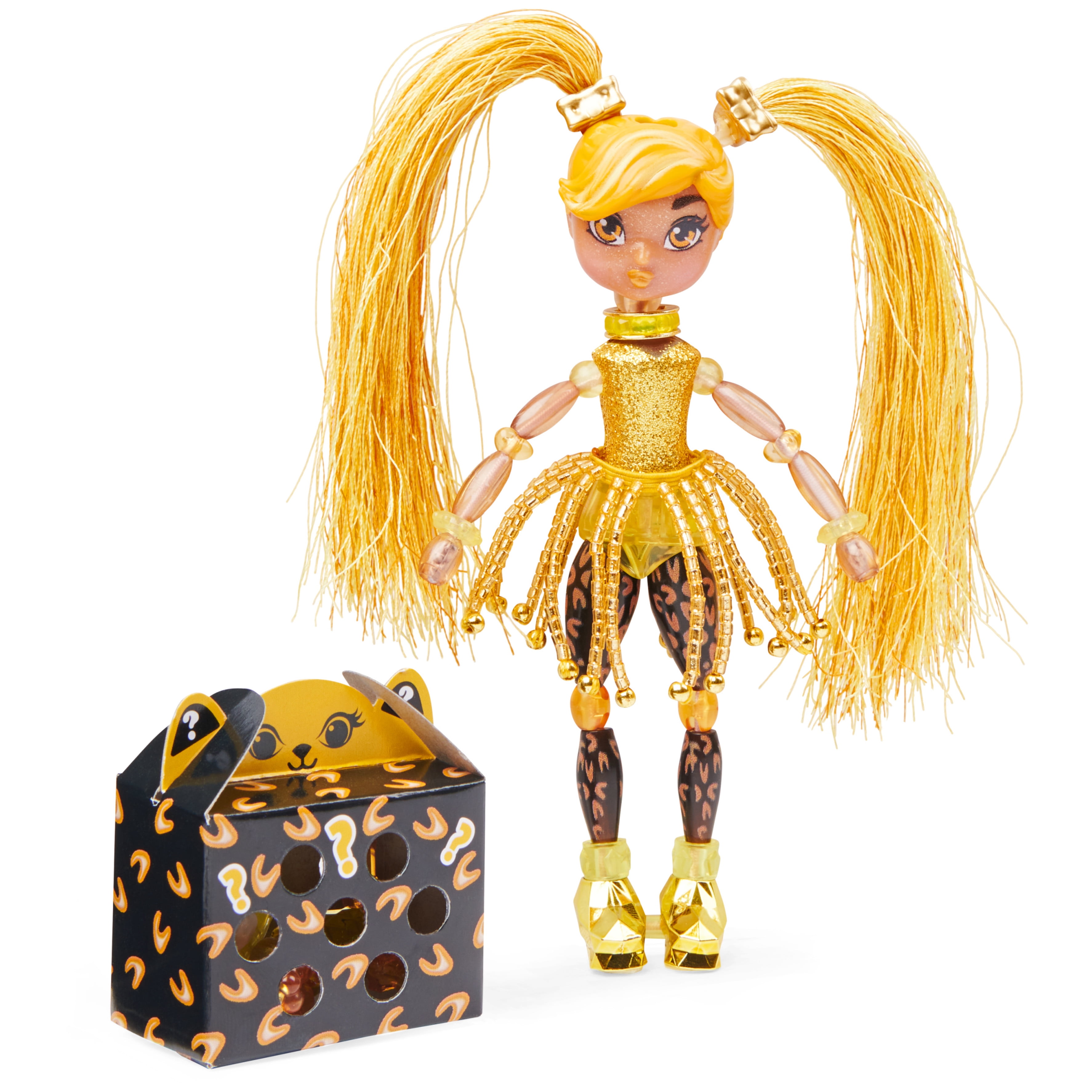 Twisty Girlz, Series 2, Ladygold Transforming Doll to Collectible