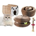 thumbnail image 1 of Twisty Paws Cat Toy, Elvessa Cat Toy, Magic Organ Kitty Scratching Board, Reversible Infinity Interactive Cats Cardboard Kitten Scratcher Pads for Indoor Cats (2pcs), 1 of 8
