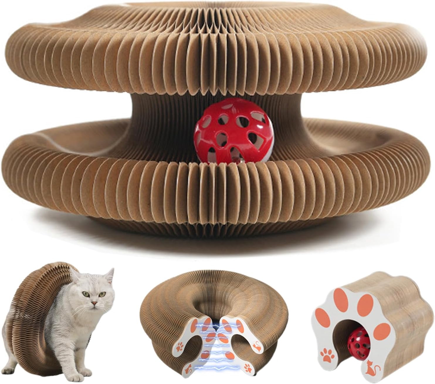 Twisty Paws Cat Toy, Foldable Twisty Paw Interactive Cats