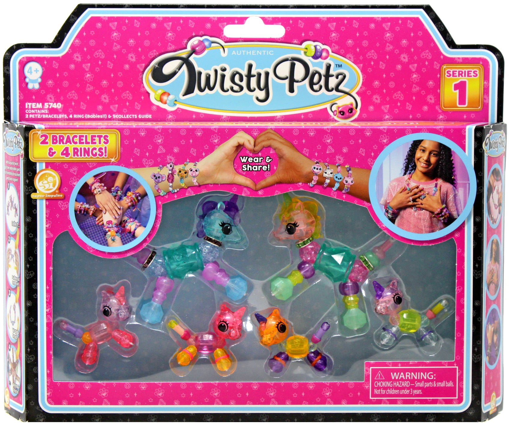 Twisty Petz Series 1 Unicorns Family Pack - Walmart.com