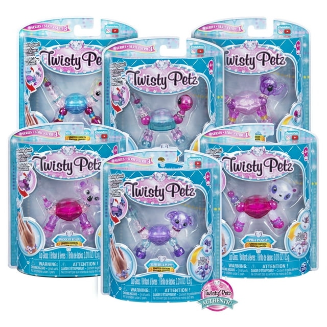 Twisty Petz, Series 3, Limited Edition Lip Gloss Collectible Bracelet