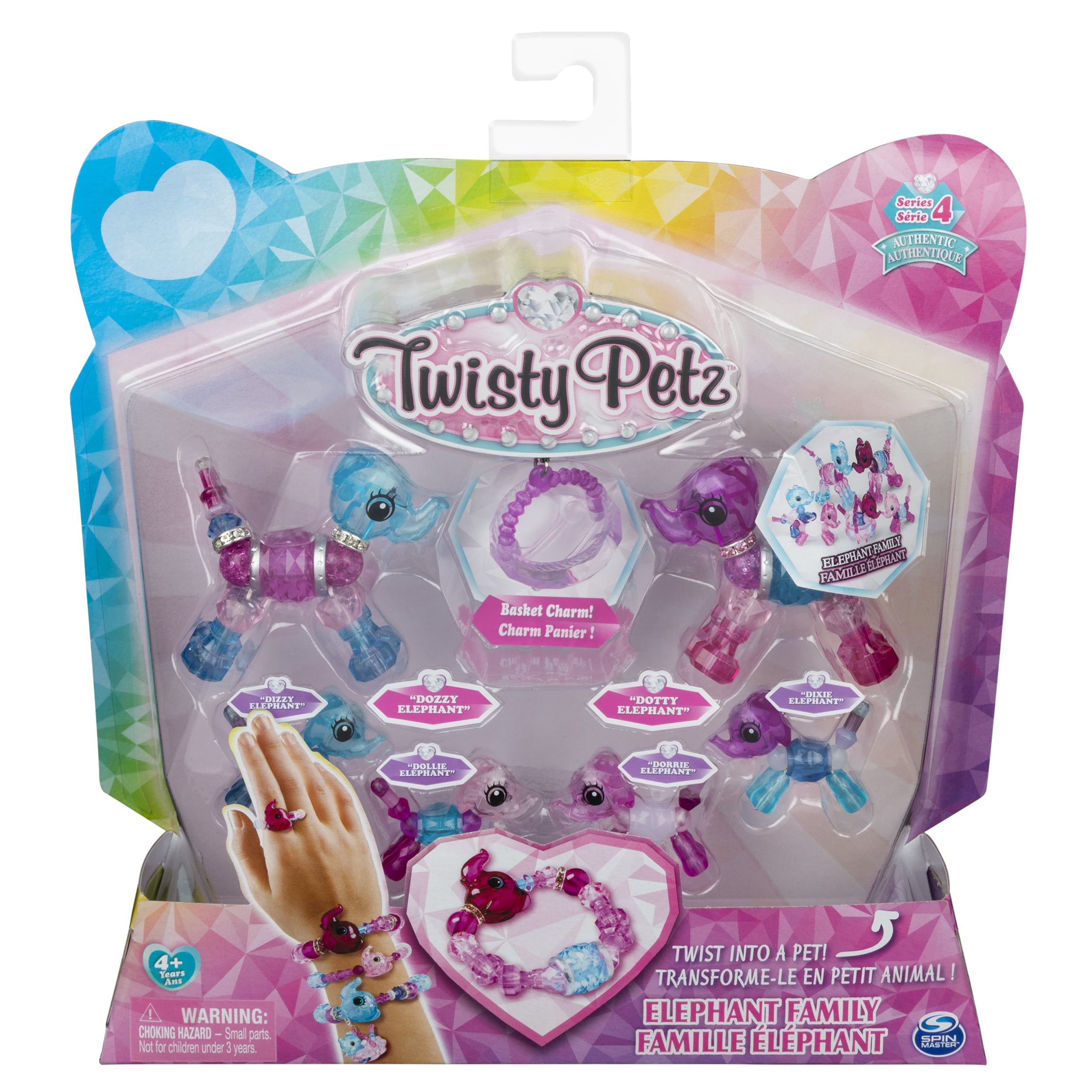 Twisty Petz, Series 4, Elephant Family Pack Collectible Bracelet Set