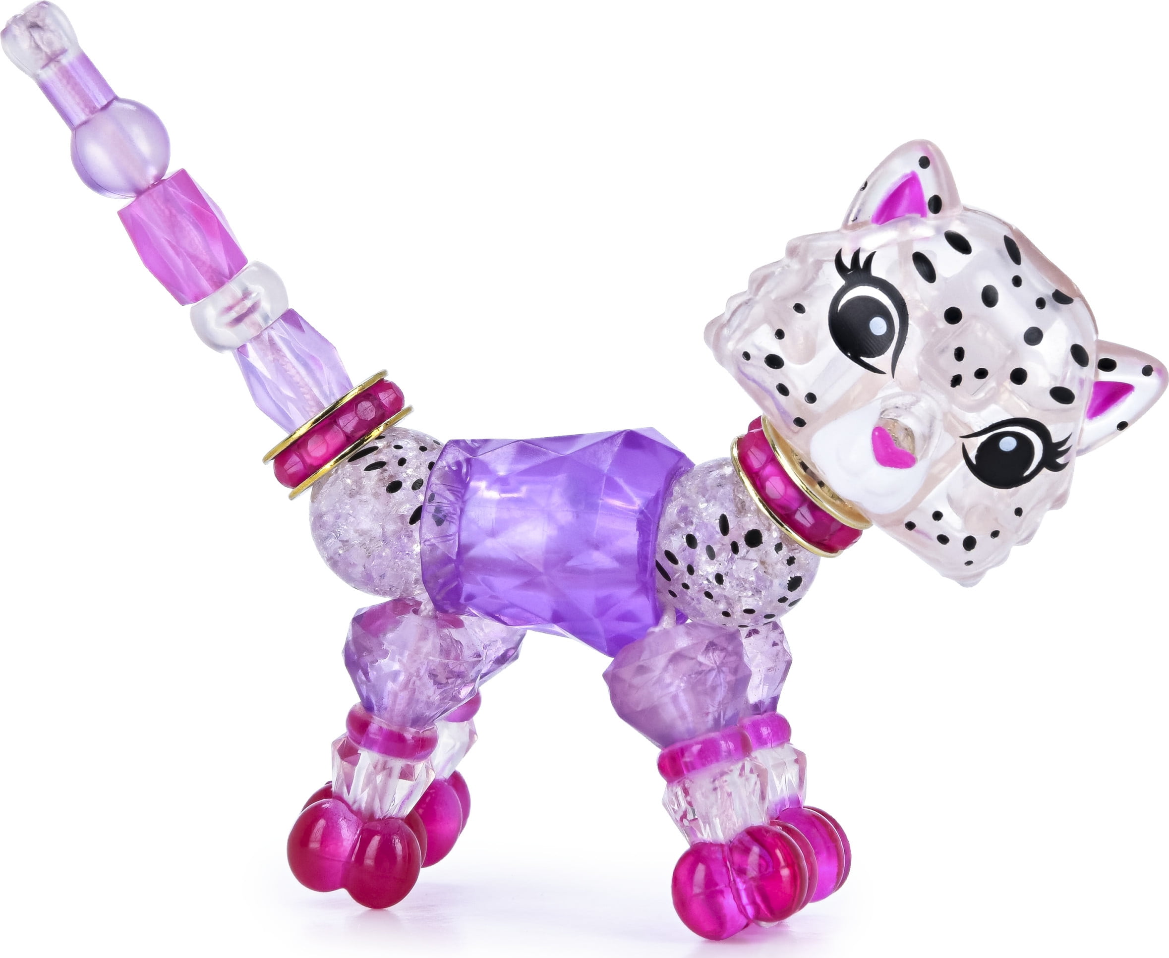Twisty Petz, Series 4, Sparkle Dot Snow Leopard, Collectible