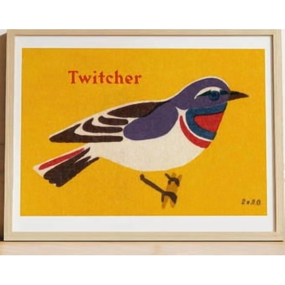 Twitcher Print Poster Home Decor Office Wall Art Living Room Decor, Paper Poster Only