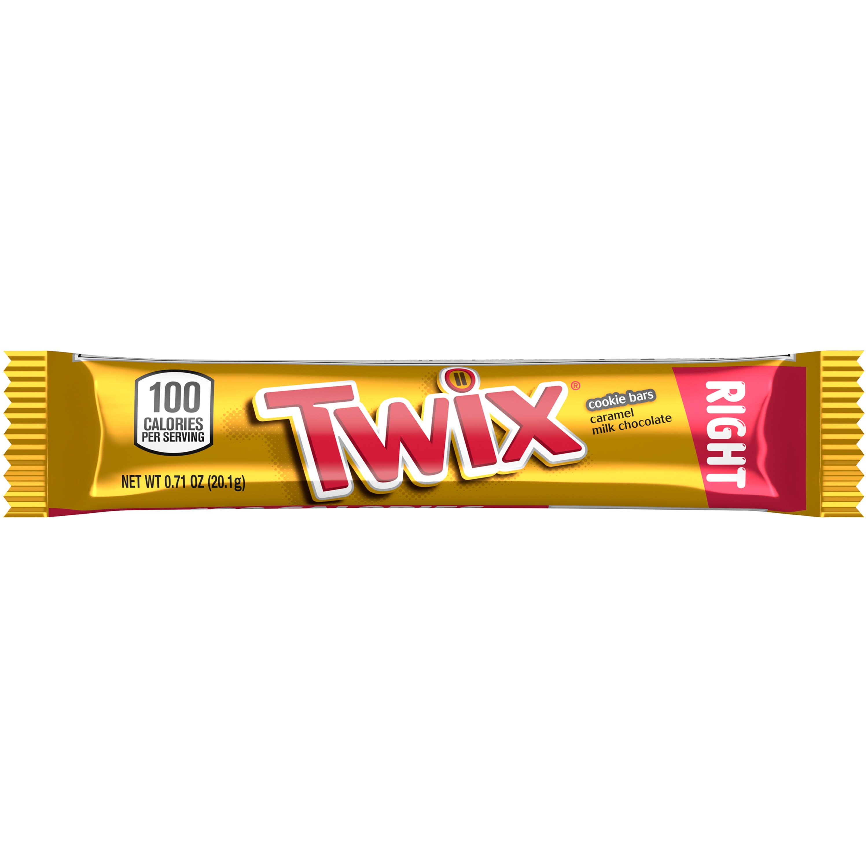Twix 100 Calories Caramel Chocolate Cookie Candy Bar - 0.71 oz