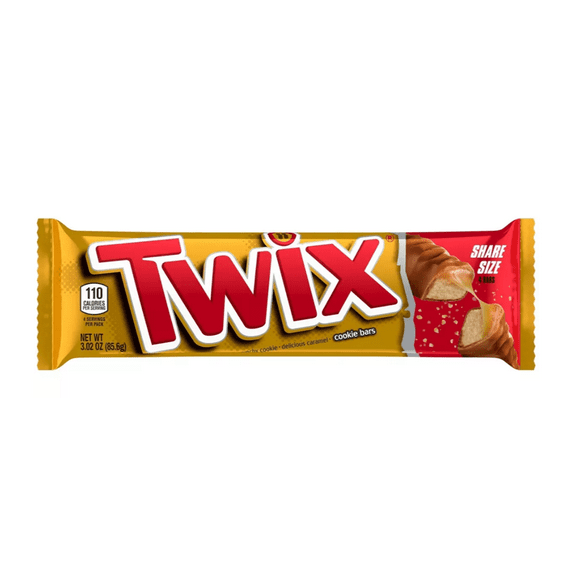 Twix 10013 King Size Caramel-Chocolate Snack Bar, 3.02 oz., 1-Pc.