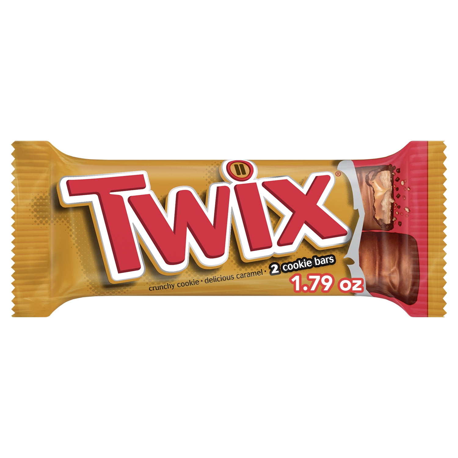 Twix Caramel Cookie Chocolate Candy Bars Fathers Day Gift - 1.79 oz