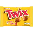 thumbnail image 1 of Twix Fun Size Caramel Cookie Milk Chocolate Bars Individually Wrapped Party Candy Chocolate Candy Bars, 10.83 Oz Bag - Pack of 2, 1 of 5
