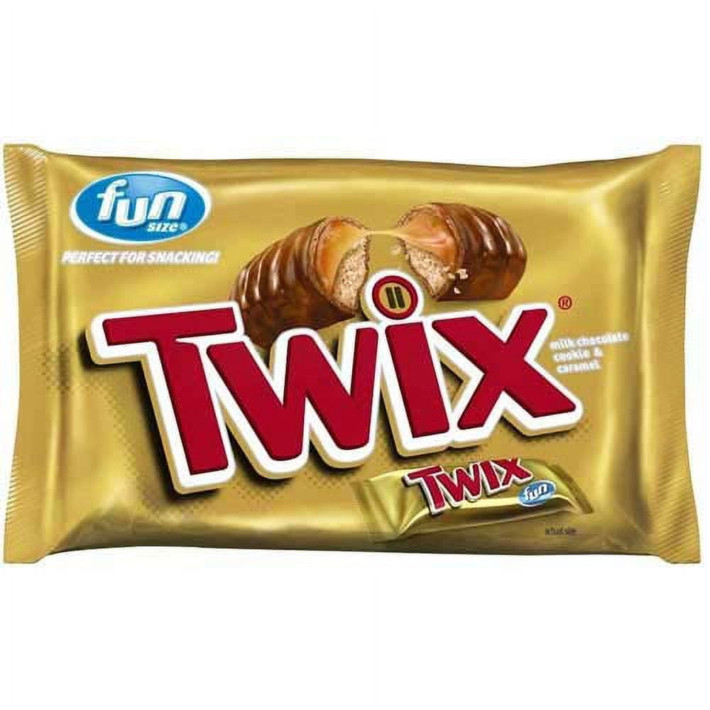 Twix Fun Size Caramel and Cookie Milk Chocolate Bar, 10.83 Ounce