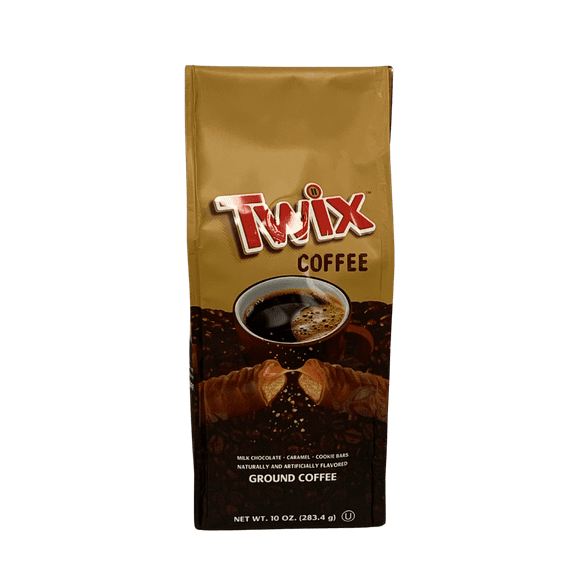 Twix Milk Chocolate Caramel Cookie Bar Flavored Ground Coffee - 10 Ounce