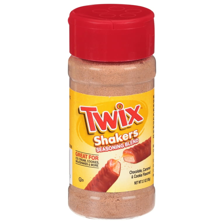 Twix Shakers Chocolate, Caramel & Cookie Flavored Seasoning Blend 3.7 oz 