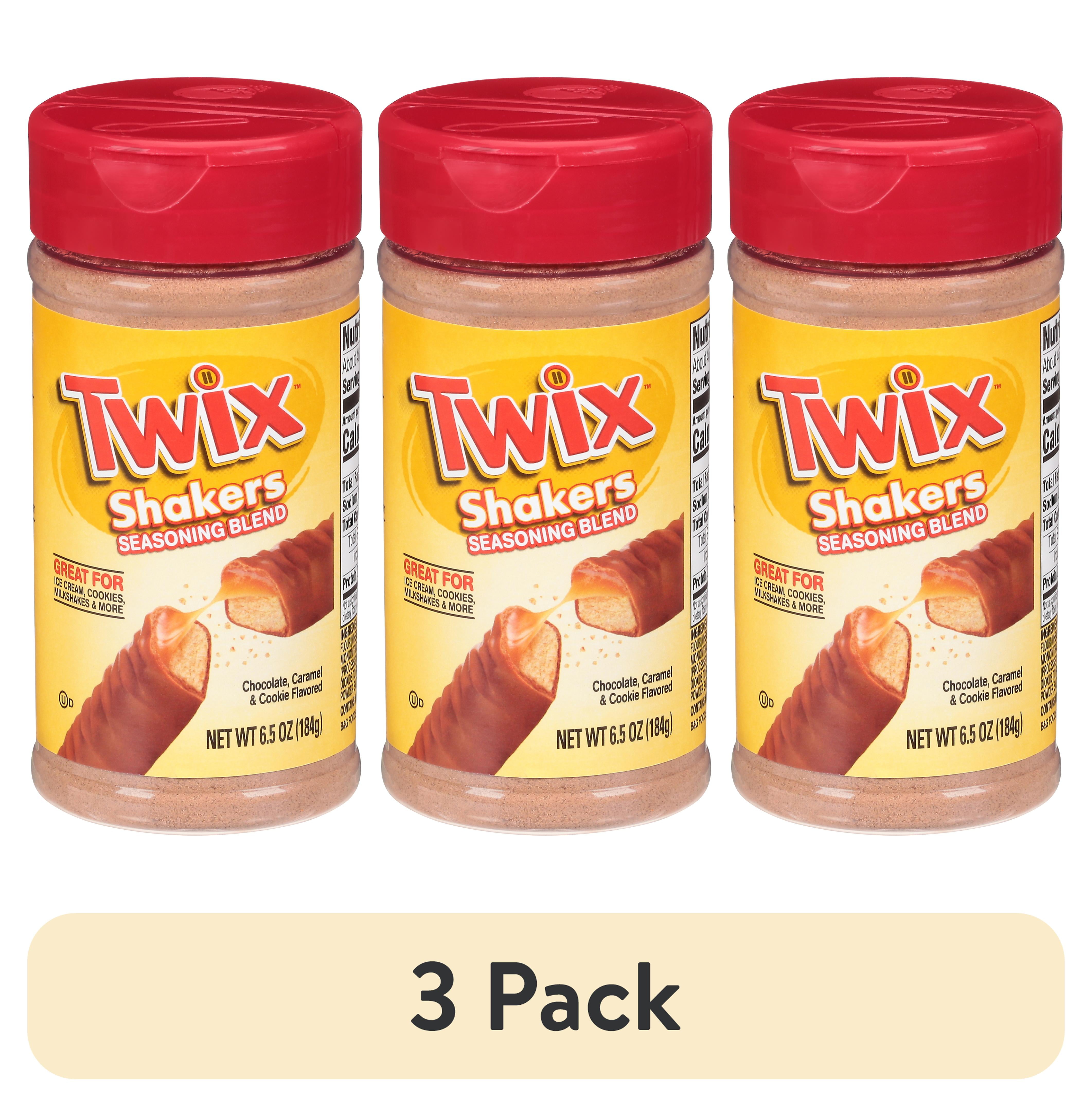Got em!!! New Twix Seasoning shakers!!! And holy twix these do not  disappoint!! It tastes like you threw a twix in a blender and mulched it…