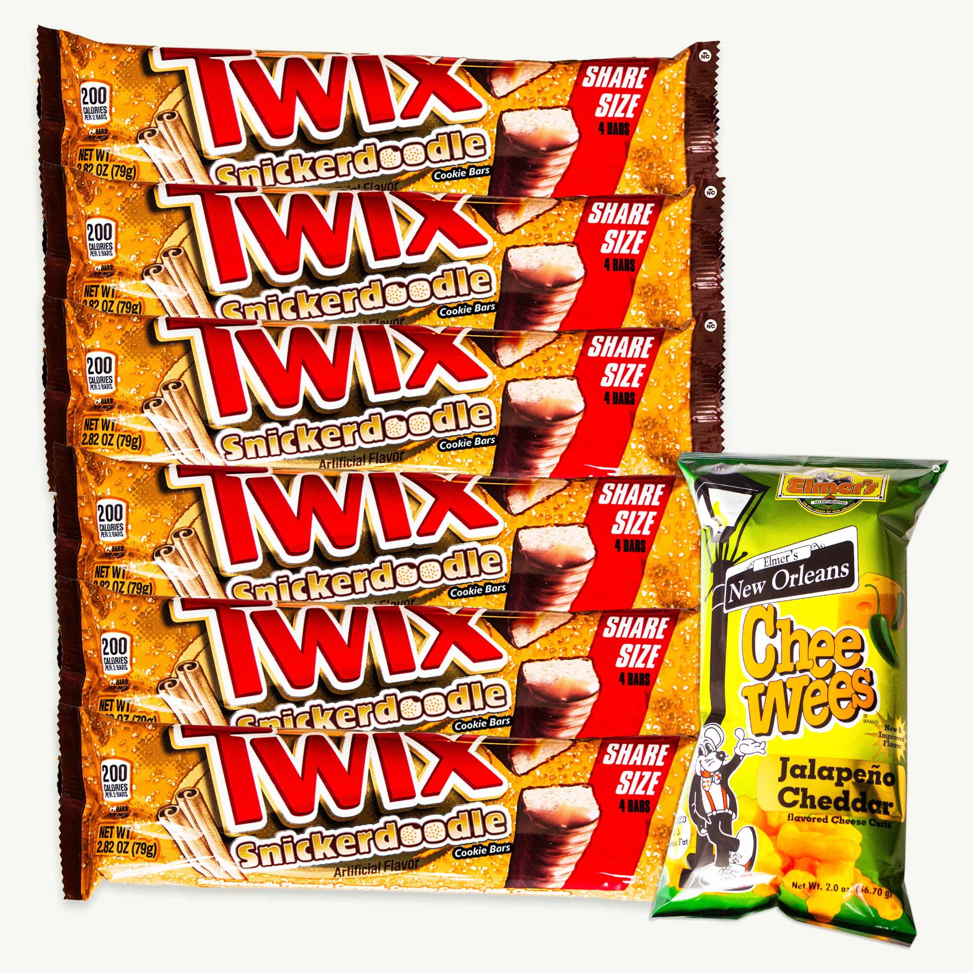 Twix Snickerdoodle Cookie Chocolate Candy Bar Share Size 2.82oz (6