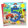 thumbnail image 1 of Twizler 5th Birthday Card for Boys - Monster Trucks - Children's Age 5 Happy Birthday Greeting Card for Son Grandson Nephew Kids, 1 of 5