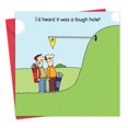 thumbnail image 1 of Twizler Funny Golf Card - Tough Hole - Blank Inside - Funny Golf Birthday Card for Men Women - Fathers Day - Anniversary - Retirement, 1 of 5