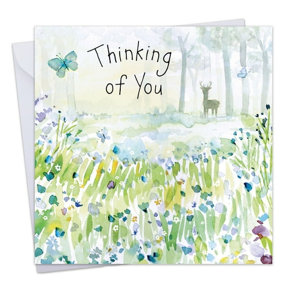 Twizler Thinking of You Card - Sympathy Greeting Card - Feel Better Get Well Soon Card