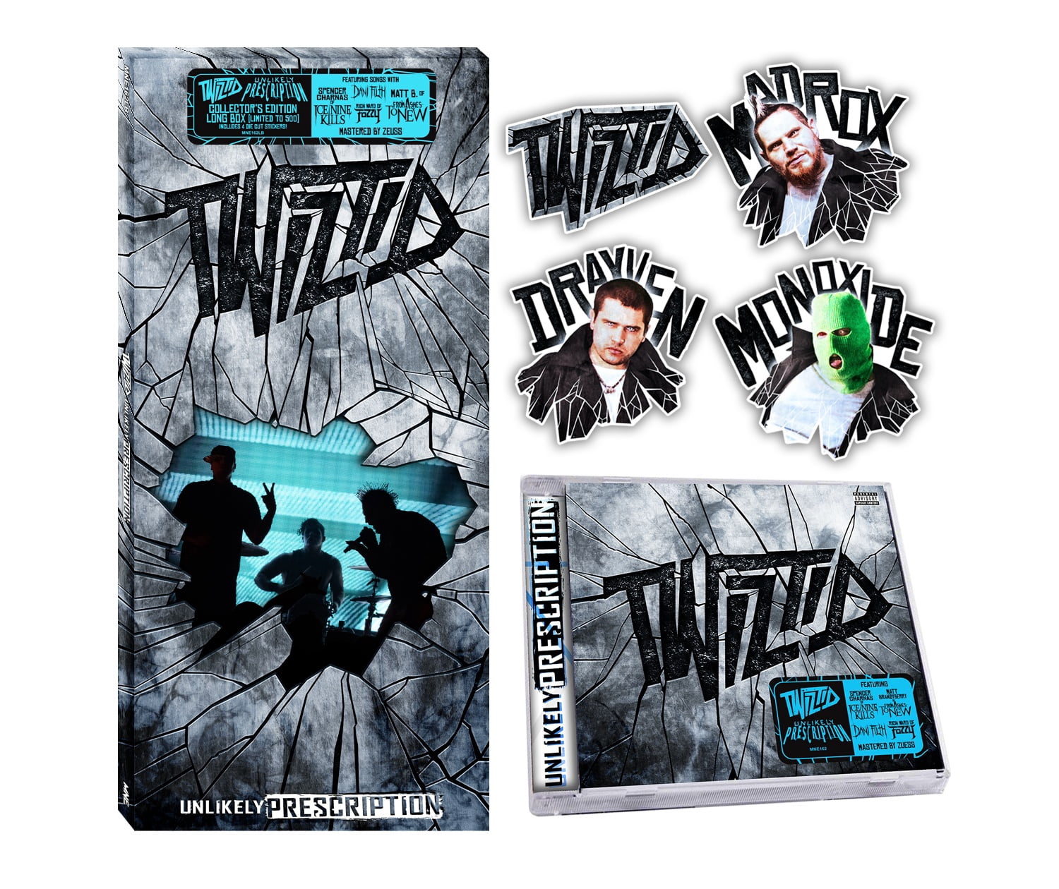 Twiztid Unlikely Prescription [Longbox CD] (Indie Exclusive) Music CDs ...