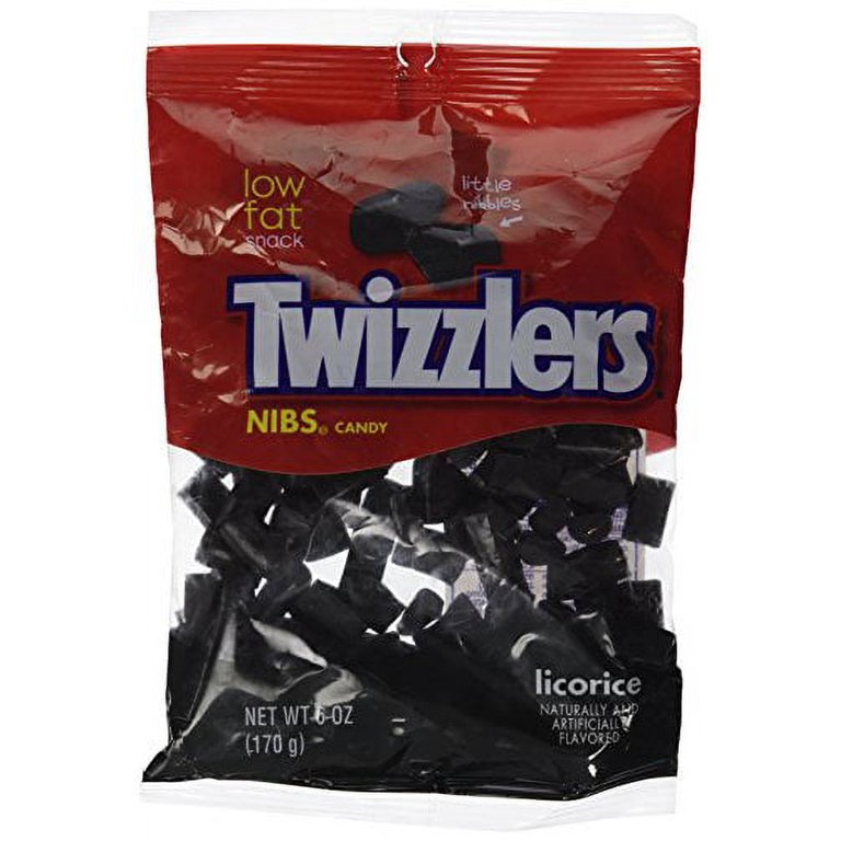 Twizzler Black Licorice Nibs 6 oz (Pack of 14) - Walmart.com