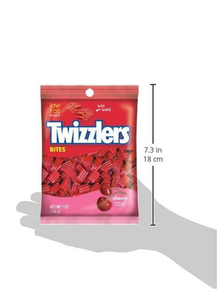 Twizzlers Bites Cherry Flavored Licorice Candy (Pack of 6)