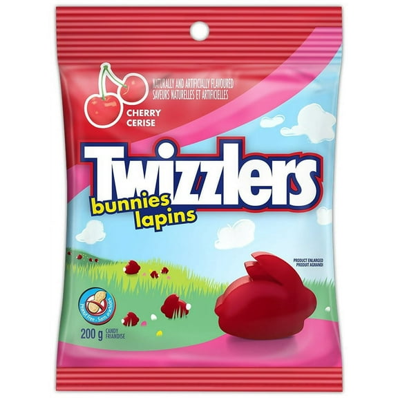 Twizzlers Cherry Flavored Bunnies Gummies, 200g/7.1 oz.